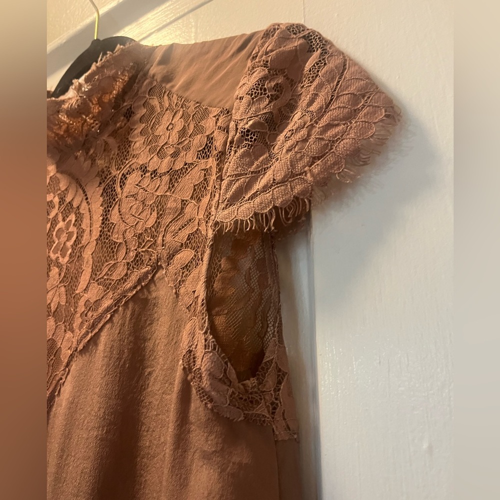 Nwot Revolve Ravn Noma Top Lace Dusty Rose Small View 5